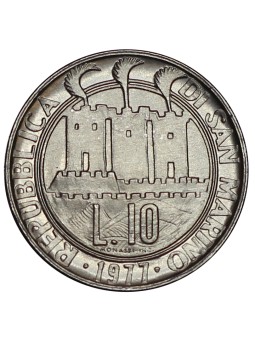 1977 SAN MARINO MONETA LIRE...