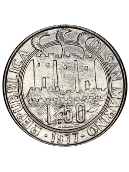 1977 SAN MARINO MONETA LIRE...