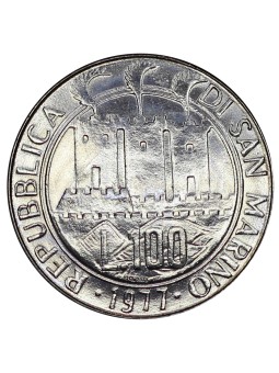 1977 SAN MARINO MONETA LIRE...