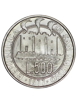 1977 SAN MARINO MONETA LIRE...