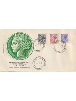 1977 FDC ROMA SIRACISANA...