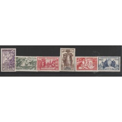 AFRIQUE EQUATORIALE FRANCAISE1937 EXSPO PARIGI 6 VAL MNH MF18818