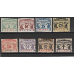 GUINEA GUINEE 1906 SEGNATASSE DONNE INDIGENE 8 VAL MLH MF18816