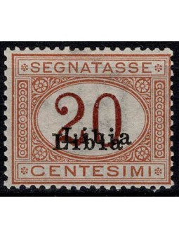 1915 LIBIA SEGNATASSE 20...