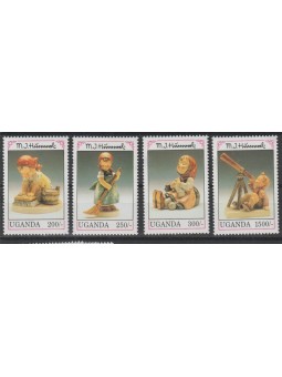 UGANDA 1992 CERAMICHE 4...