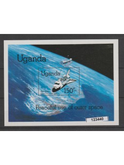 UGANDA 1982 SPAZIO...