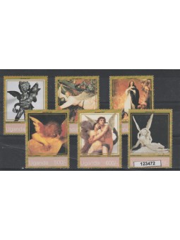 UGANDA 1997 NATALE QUADRI...