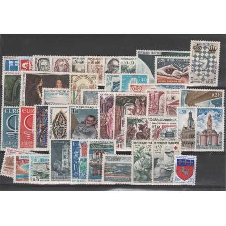 1966 FRANCIA ANNATA COMPLETA 43 VAL NUOVI MNH MF19052