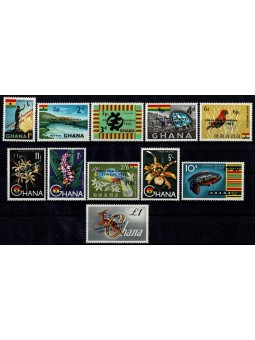 1965 GHANA SERIE DEFINITIVA...