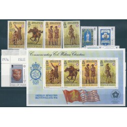 1976 MAN ANNATA COMPLETA 16+1 BF VALORI NUOVI MNH MF24440