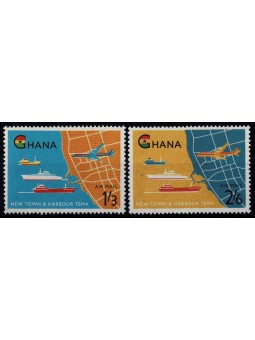 1962 GHANA POSTA AEREA...