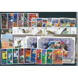 2000 MAN ANNATA COMPLETA 44 VALORI E 4 BF NUOVI MNH MF24424