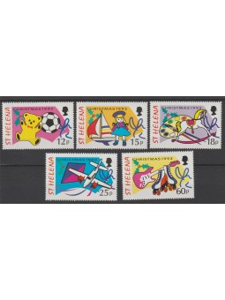 ST HELENA 1993 NATALE 5 V...