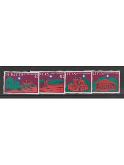 ST KITTS 1980 NATALE 4 VAL...