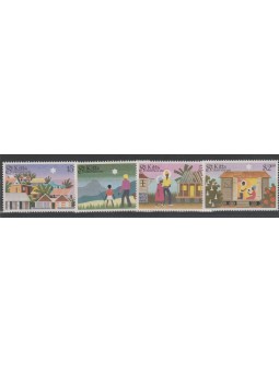 ST KITTS 1983 NATALE 4 VAL...