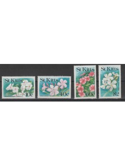 ST KITTS 1991 FLORA FIORI...