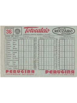 SCHEDINA TOTOCALCIO CONI...