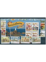 1990 JERSEY ANNATA COMPLETA 32 VALORI E 1 BF NUOVI MNH MF40172