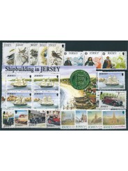 1992 JERSEY ANNATA COMPLETA 32 VALORI E 1 BF NUOVI MNH MF40174