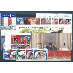 199 JERSEY ANNATA COMPLETA 46 VALORI E 3 BF NUOVI MNH MF40175