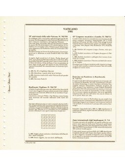 VATICANO 1981 FOGLI MARINI...