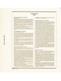 VATICANO 1982 FOGLI MARINI...