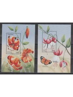 TANZANIA 1996 FLORA FIORI...