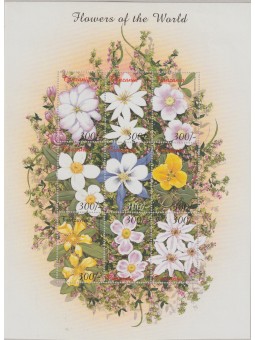 TANZANIA 1999 FLORA FIORI...