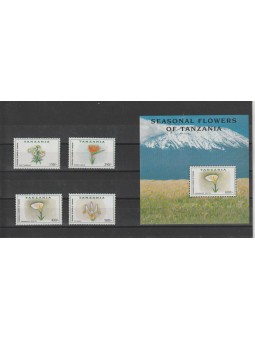 TANZANIA 1999 FLORA FIORI...