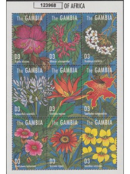 GAMBIA 1995 FLORA FIORI 9...