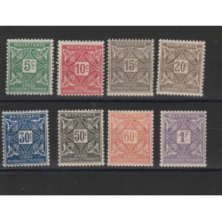 MAURITANIE MAURITANIA 1914 SEGNATASSE 8 VAL MLH MF19080