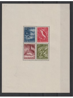 SURINAME 1955 FAUNA YVERT...