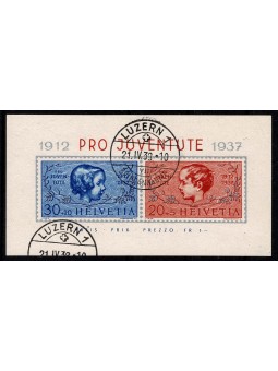 1937 SVIZZERA PRO JUVENTUTE...