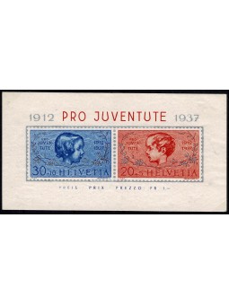 1937 SVIZZERA PRO JUVENTUTE...