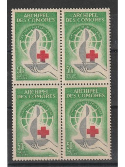 1963 COMORES CROCE ROSSA 50...
