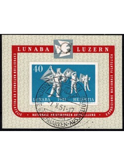 1951 SVIZZERA LUNABA EXPO...