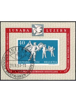 1951 SVIZZERA LUNABA EXPO...