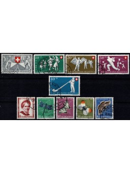 1951 SVIZZERA ANNATA 10...