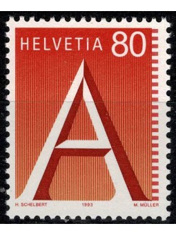 1993 SVIZZERA FRANCOBOLLO...