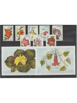 UGANDA 1988 FLORA FIORI -...