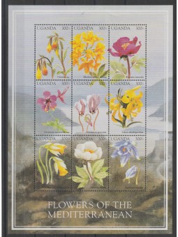 UGANDA 1998 FLORA FIORI...