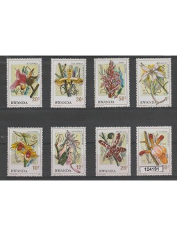 RUANDA 1976 FLORA ORCHIDEE...