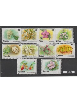 RUANDA 1981 FLORA PIANTE 8...