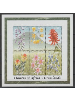 TANZANIA 1999 FLORA FIORI...