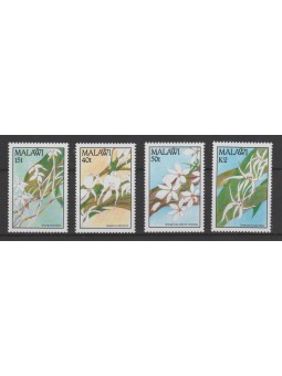 MALAWI 1990 FLORA FIORI...