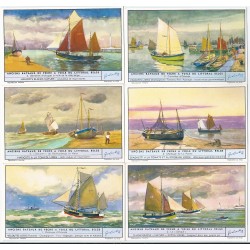 S 1583 LIEBIG ANTICHI BATTELLI DA PESCA A VELA DEL LITORALE BELGA (BEL) MF40344