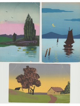 TRE CARTOLINE D'EPOCA...