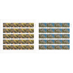 1999 SAN MARINO EUROPA UNITA PARCHI NATURALI 2 MINIFOGLI NUOVI MNH MF24527