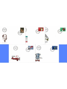 1981 SVIZZERA 5 BUSTE FDC...