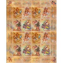 2004 SAN MARINONATALE 1 MINIFOGLIO NUOVO MNH MF24540